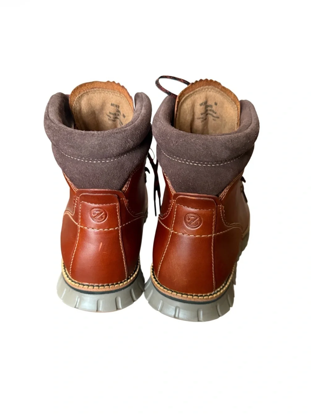 Cole Haan Zerogrand Men's Waterproof Brown Leather Hiker Boots - Size 9M